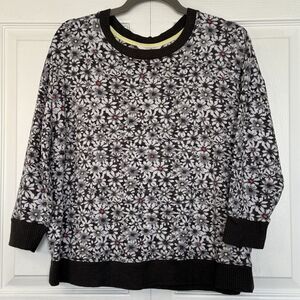 Secret Treasures Daisy Print Loungewear Pullover Pajama Top Women’s Size Large
